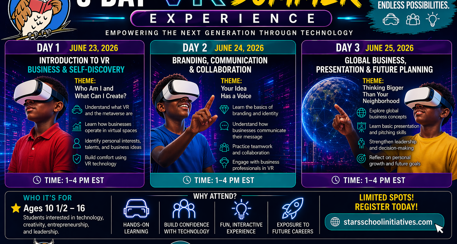 Future Builders VR: Youth Business, Branding & Leadership in the Metaverse